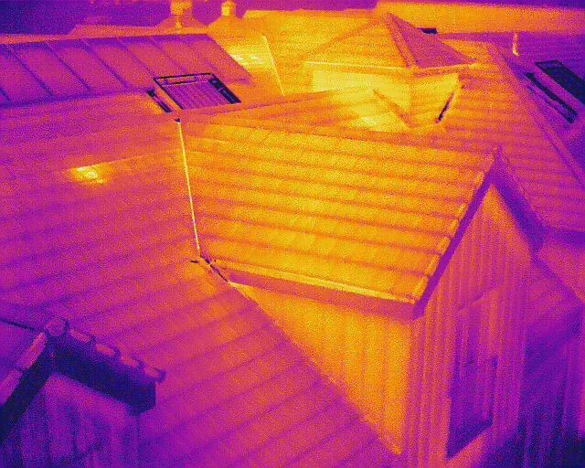 Thermal Imaging Roof Survey Image Rochdale